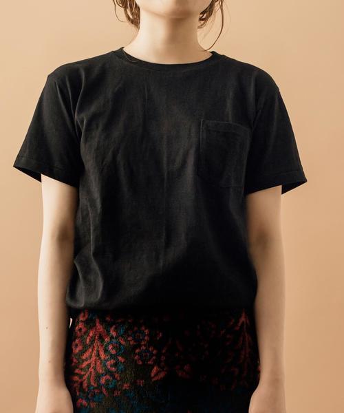 HANES（ヘインズ）の「Hanes×SHIPS BLUESTORE: ジャパンフィット プレミアムポケットTEE【made in Japan】◇（Tシャツ/カットソー・レディース・ホワイト/ブラック・ONE SIZE）」の16枚目の写真