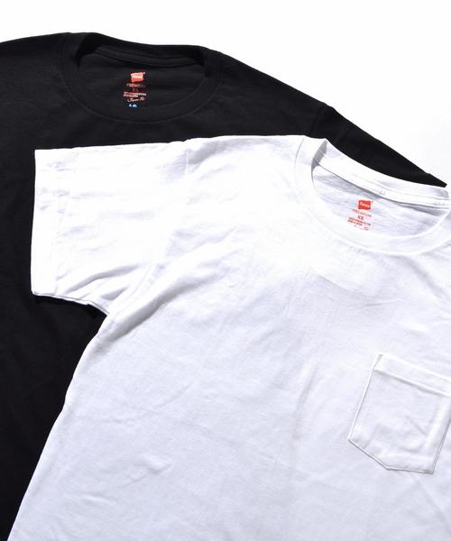 HANES（ヘインズ）の「Hanes×SHIPS BLUESTORE: ジャパンフィット プレミアムポケットTEE【made in Japan】◇（Tシャツ/カットソー・レディース・ホワイト/ブラック・ONE SIZE）」の8枚目の写真