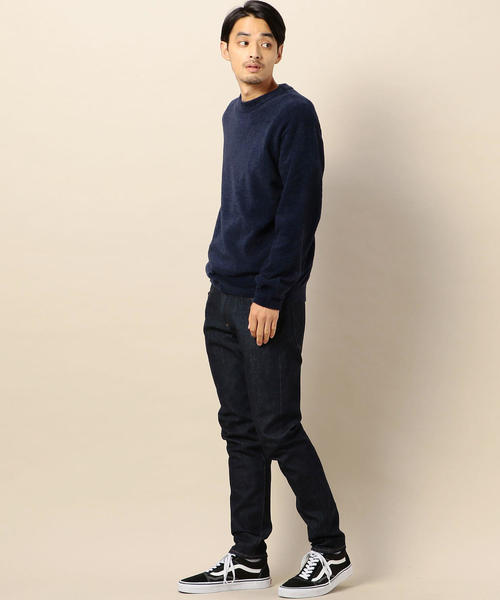 BEAUTY&YOUTH UNITED ARROWS(ビューティーアンドユースユナイテッドアローズ)の「BY セルビッチ スキニー デニムパンツ ドロップ -MADE IN JAPAN-(デニムパンツ・メンズ・ネイビー・30inch/32inch/34inch/28inch)」の5枚目の写真