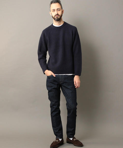 BEAUTY&YOUTH UNITED ARROWS(ビューティーアンドユースユナイテッドアローズ)の「BY セルビッチ スキニー デニムパンツ ドロップ -MADE IN JAPAN-(デニムパンツ・メンズ・ネイビー・30inch/32inch/34inch/28inch)」の12枚目の写真