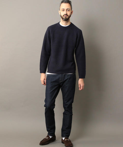 BEAUTY&YOUTH UNITED ARROWS(ビューティーアンドユースユナイテッドアローズ)の「BY セルビッチ スキニー デニムパンツ ドロップ -MADE IN JAPAN-(デニムパンツ・メンズ・ネイビー・30inch/32inch/34inch/28inch)」の13枚目の写真