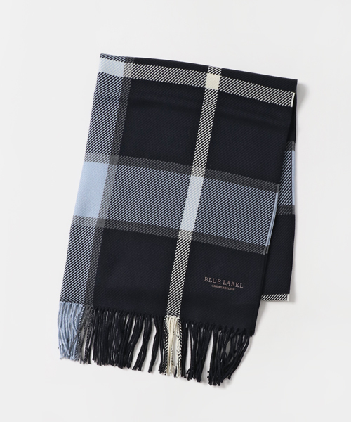BLUE LABEL CRESTBRIDGE タータンチェックストール マフラー クレストブリッジチェックマフラー（マフラー・ストール