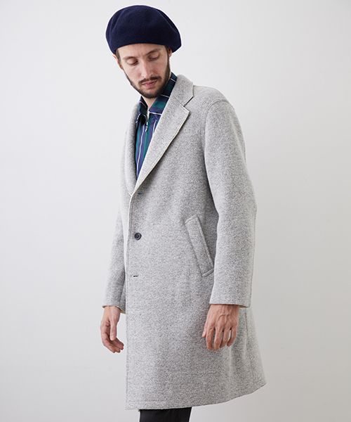 UNITED TOKYO（ユナイテッドトウキョウ）の「ニットオーバーサイズチェスターコート（チェスターコート・メンズ・ブラック/ネイビー/グレー・1/2/3）」の11枚目の写真