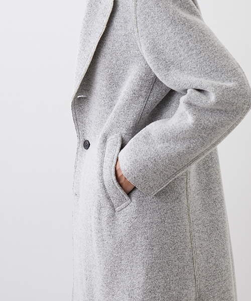 UNITED TOKYO（ユナイテッドトウキョウ）の「ニットオーバーサイズチェスターコート（チェスターコート・メンズ・ブラック/ネイビー/グレー・1/2/3）」の13枚目の写真