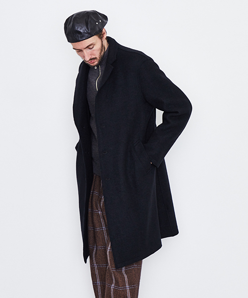 UNITED TOKYO（ユナイテッドトウキョウ）の「ニットオーバーサイズチェスターコート（チェスターコート・メンズ・ブラック/ネイビー/グレー・1/2/3）」の12枚目の写真