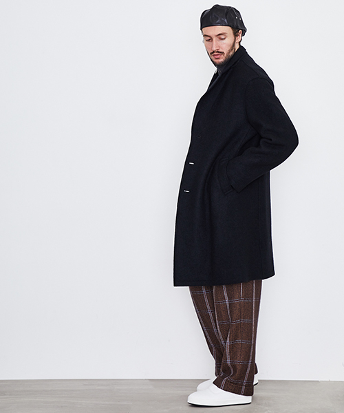 UNITED TOKYO（ユナイテッドトウキョウ）の「ニットオーバーサイズチェスターコート（チェスターコート・メンズ・ブラック/ネイビー/グレー・1/2/3）」の14枚目の写真
