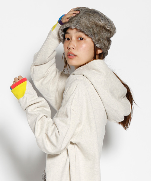 ALDIES（アールディーズ）の「Fluffy Fur Hat / フラッフィーファーハット（ハット・メンズ・ブラウン/ライトブラウン/ベージュ・MEDIUM/SMALL）」の3枚目の写真
