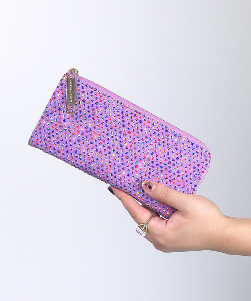 tsumori chisato CARRY(ツモリチサトキャリー)の「イリュージョン L字長財布(財布)」|ラベンダー