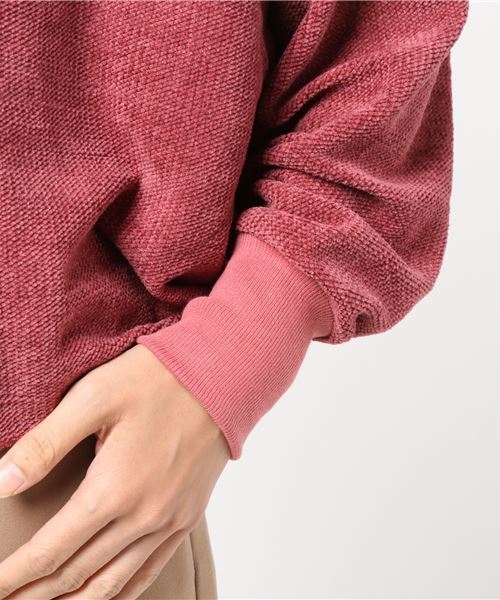 MERLOT（メルロー）の「裾カットオフパーカー1151（パーカー・レディース・ホワイト/ブラック/ベージュ/ネイビー/ピンク・FREE）」の17枚目の写真