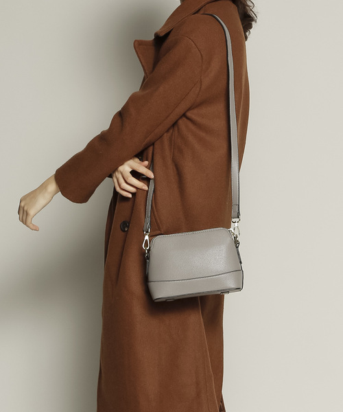 PLAIN CLOTHING(プレーンクロージング)の「ミニマル2wayショルダーバッグ(ショルダーバッグ・レディース・グレー/ブラック/ベージュ・FREE)」の15枚目の写真