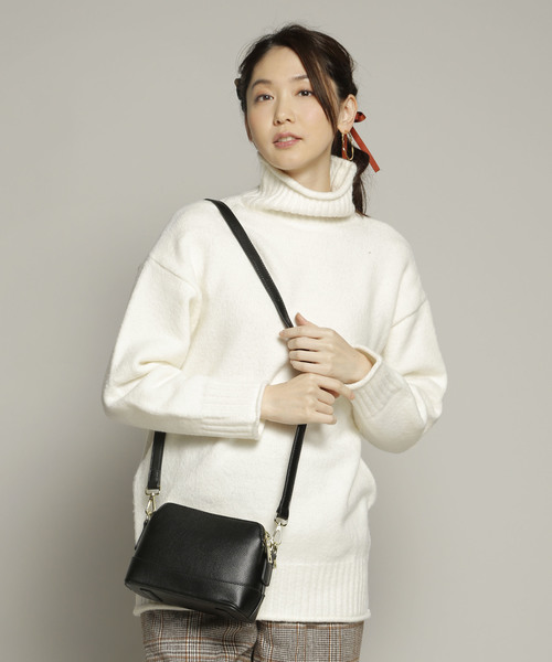 PLAIN CLOTHING(プレーンクロージング)の「ミニマル2wayショルダーバッグ(ショルダーバッグ・レディース・グレー/ブラック/ベージュ・FREE)」の17枚目の写真