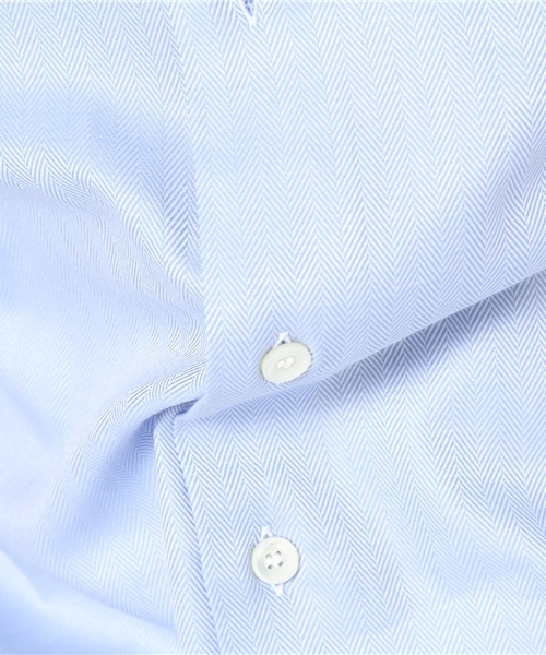 green label relaxing（グリーンレーベルリラクシング）の「[ルイーザ　エスポジット]LUISA H/B WDシャツ（シャツ/ブラウス・メンズ・ホワイト/ライトブルー・37cm/38cm/39cm/40cm/41cm）」の7枚目の写真