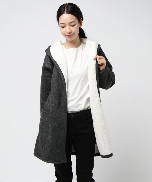 LBC(エルビーシー)の「裏ボアアウター (その他アウター・レディース・ライトグレー/チャコールグレー・LARGE/MEDIUM)」の6枚目の写真