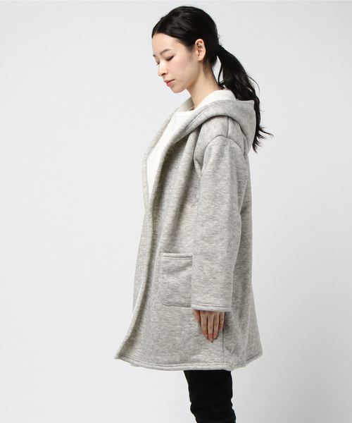 LBC(エルビーシー)の「裏ボアアウター (その他アウター・レディース・ライトグレー/チャコールグレー・LARGE/MEDIUM)」の5枚目の写真