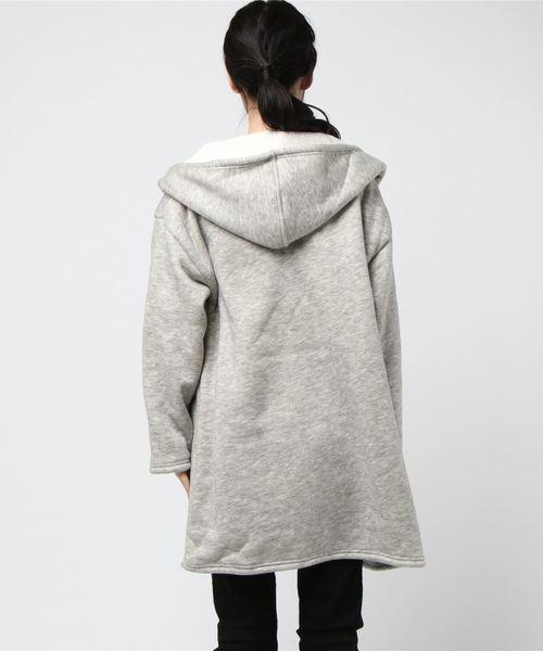 LBC(エルビーシー)の「裏ボアアウター (その他アウター・レディース・ライトグレー/チャコールグレー・LARGE/MEDIUM)」の3枚目の写真