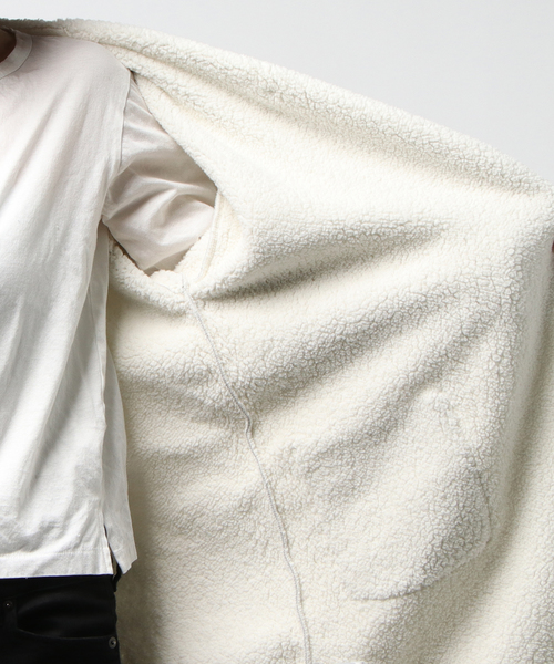 LBC(エルビーシー)の「裏ボアアウター (その他アウター・レディース・ライトグレー/チャコールグレー・LARGE/MEDIUM)」の4枚目の写真