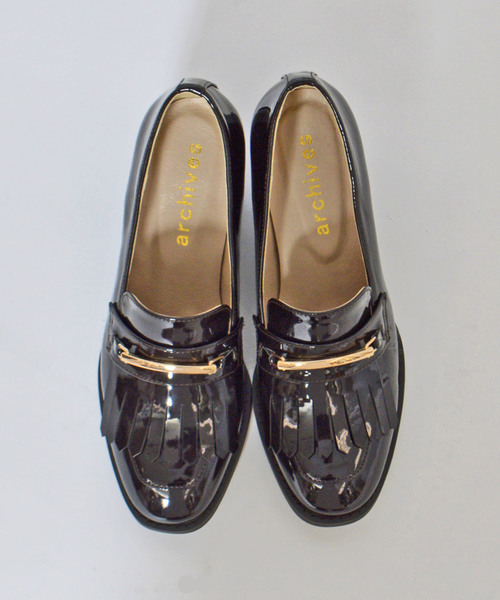 archives（アルシーヴ）の「ビットヒールローファー（ローファー・レディース・ブラック/ダークブラウン・MEDIUM/LARGE）」の9枚目の写真