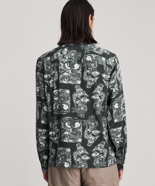 Saturdays NYC（サタデーズ ニューヨークシティ ）の「Canty Pendant Shirt（シャツ/ブラウス・メンズ・パープル/ブラック・X-SMALL/L/M/S/XL）」の5枚目の写真