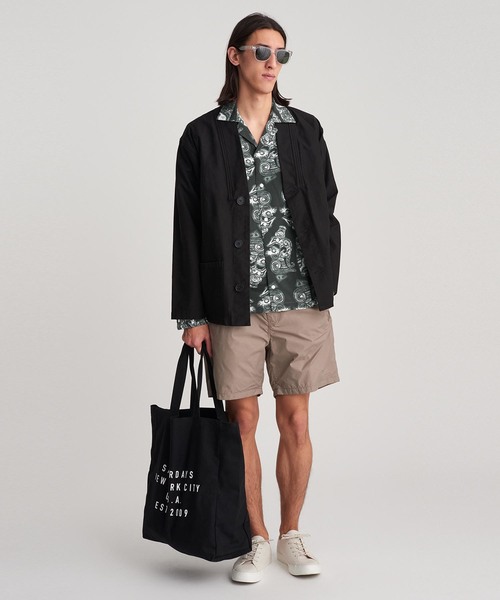 Saturdays NYC（サタデーズ ニューヨークシティ ）の「Canty Pendant Shirt（シャツ/ブラウス・メンズ・パープル/ブラック・X-SMALL/L/M/S/XL）」の6枚目の写真