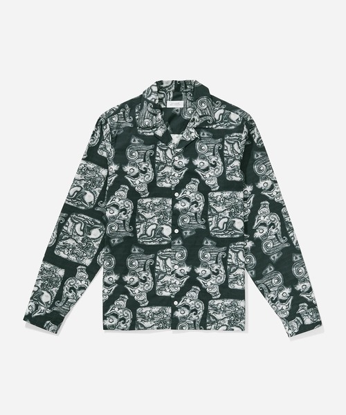 Saturdays NYC（サタデーズ ニューヨークシティ ）の「Canty Pendant Shirt（シャツ/ブラウス・メンズ・パープル/ブラック・X-SMALL/L/M/S/XL）」の7枚目の写真