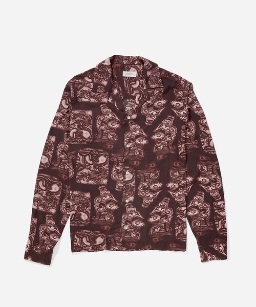 Saturdays NYC（サタデーズ ニューヨークシティ ）の「Canty Pendant Shirt（シャツ/ブラウス・メンズ・パープル/ブラック・X-SMALL/L/M/S/XL）」の12枚目の写真