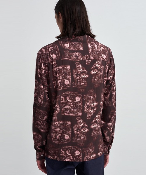 Saturdays NYC（サタデーズ ニューヨークシティ ）の「Canty Pendant Shirt（シャツ/ブラウス・メンズ・パープル/ブラック・X-SMALL/L/M/S/XL）」の10枚目の写真