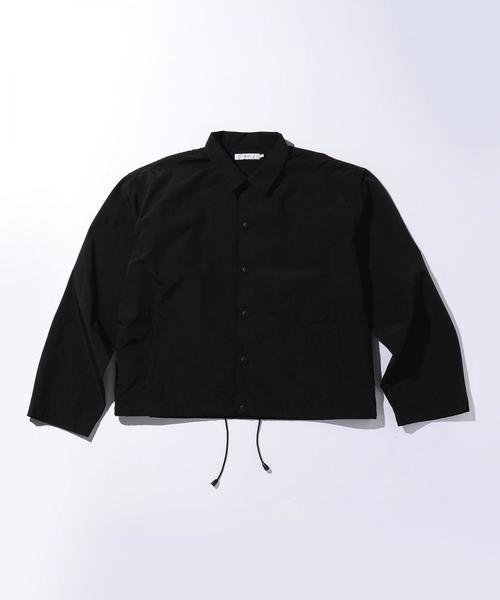 ETHOS ショート丈 コーチ ジャケット ナイロン M ブラック エトス ETHOS（エトス）の「＜ETHOS＞ TANRAN COACH JACKET/コーチ