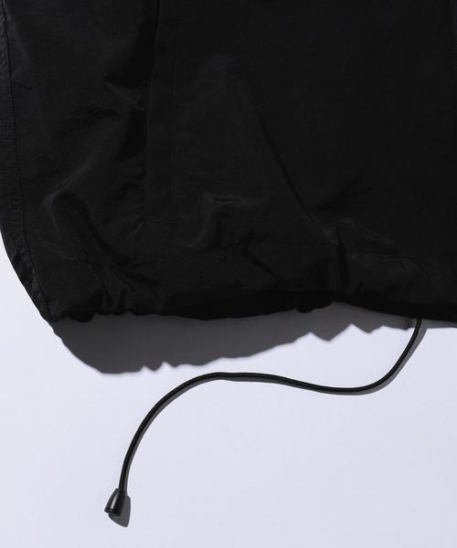 ETHOS ショート丈 コーチ ジャケット ナイロン M ブラック エトス a4def4e4c41532dd776fabb1f34417