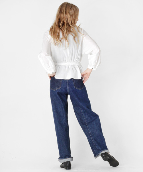 RNA-N（アールエヌエーエヌ）の「M0958 コットンボリュームブラウス（シャツ/ブラウス・レディース・ベージュ/パープル/オフホワイト・MEDIUM）」の15枚目の写真