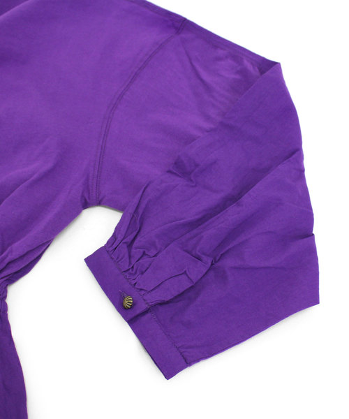 RNA-N（アールエヌエーエヌ）の「M0958 コットンボリュームブラウス（シャツ/ブラウス・レディース・ベージュ/パープル/オフホワイト・MEDIUM）」の19枚目の写真