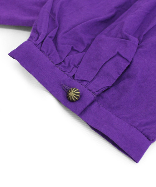 RNA-N（アールエヌエーエヌ）の「M0958 コットンボリュームブラウス（シャツ/ブラウス・レディース・ベージュ/パープル/オフホワイト・MEDIUM）」の20枚目の写真