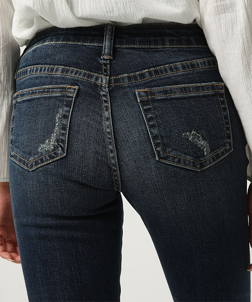 AZUL by moussy(アズールバイマウジー)の「【20190912販売禁止】クラッシュデニムスキニーⅢ(デニムパンツ・レディース・ライトブルー/ダークブルー・SMALL/MEDIUM/LARGE/X-SMALL)」の10枚目の写真