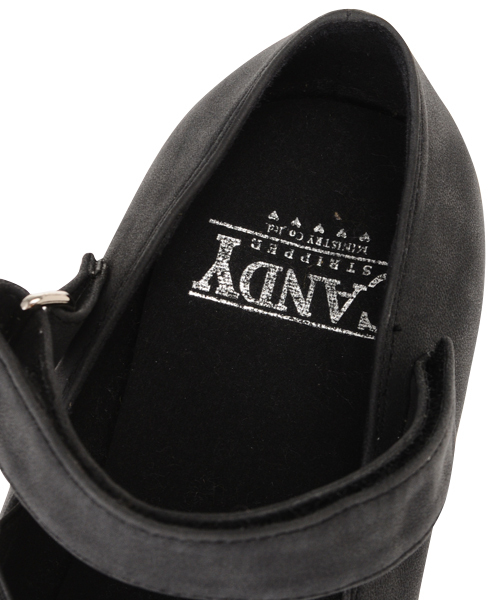 Candy Stripper（キャンディストリッパー）の「CROSSING BELT シューズ（その他シューズ・レディース・ブラック/グレー・S/M/L）」の6枚目の写真