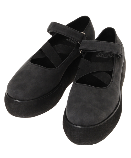 Candy Stripper（キャンディストリッパー）の「CROSSING BELT シューズ（その他シューズ・レディース・ブラック/グレー・S/M/L）」の10枚目の写真