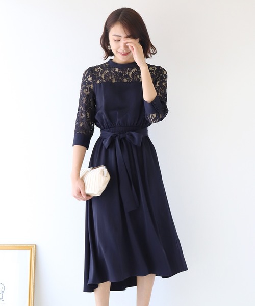 骨格別 で最高の一着を お呼ばれシーンで華やぐレースワンピースの選び方 Zozotown