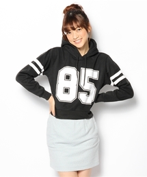 WEGO | WEGO/ショート丈ナンバリングパーカー(パーカー)