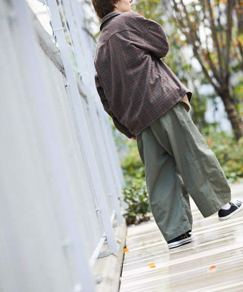 kutir(クティール)の「CPOジャケット / 起毛チェック オーバー シャツブルゾン(シャツ/ブラウス・メンズ・ブラック/ネイビー/ダークブラウン・MEDIUM/LARGE)」の10枚目の写真