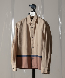 MAISON SPECIAL | オーバーサイズ配色クロップドシャツ 【MAISON SPECIAL/メゾンスペシャル】(シャツ/ブラウス)