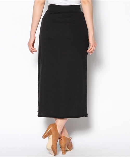 WEGO(ウィゴー)の「WEGO/スウェットマキシスカート(スカート・レディース・アイボリー/ホワイト系その他/ブラック/杢グレー/ネイビー・FREE)」の8枚目の写真