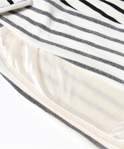 WEGO(ウィゴー)の「WEGO/スウェットマキシスカート(スカート・レディース・アイボリー/ホワイト系その他/ブラック/杢グレー/ネイビー・FREE)」の6枚目の写真