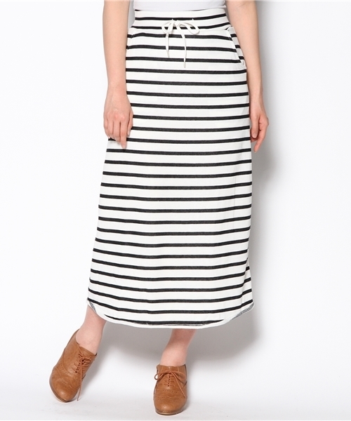 WEGO(ウィゴー)の「WEGO/スウェットマキシスカート(スカート・レディース・アイボリー/ホワイト系その他/ブラック/杢グレー/ネイビー・FREE)」の16枚目の写真