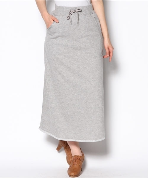 WEGO(ウィゴー)の「WEGO/スウェットマキシスカート(スカート・レディース・アイボリー/ホワイト系その他/ブラック/杢グレー/ネイビー・FREE)」の17枚目の写真