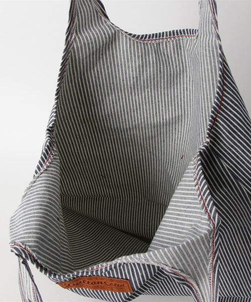DULTON(ダルトン)の「ROUGHLY BAG/トートバッグ(トートバッグ・メンズ・カーキ/ナチュラル/ストライプ・FREE)」の12枚目の写真