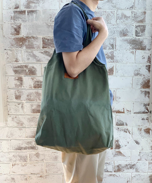 DULTON(ダルトン)の「ROUGHLY BAG/トートバッグ(トートバッグ・メンズ・カーキ/ナチュラル/ストライプ・FREE)」の13枚目の写真