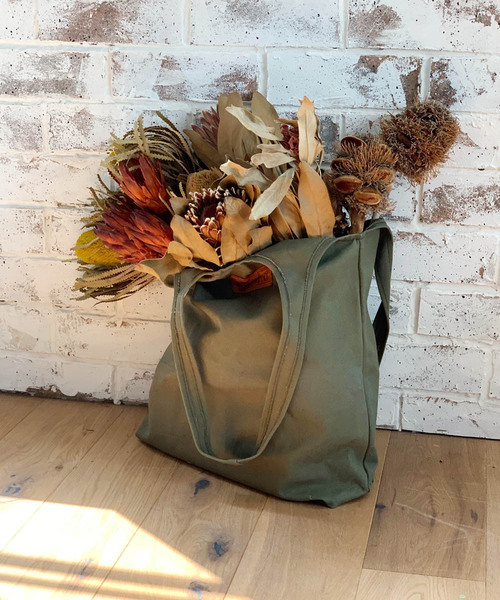 DULTON(ダルトン)の「ROUGHLY BAG/トートバッグ(トートバッグ・メンズ・カーキ/ナチュラル/ストライプ・FREE)」の8枚目の写真