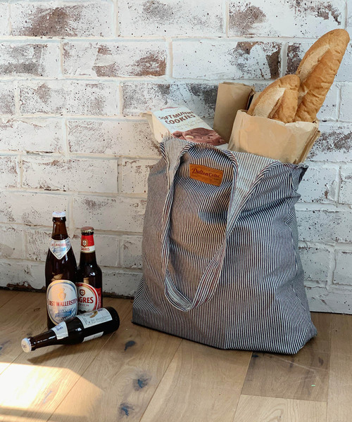 DULTON(ダルトン)の「ROUGHLY BAG/トートバッグ(トートバッグ・メンズ・カーキ/ナチュラル/ストライプ・FREE)」の7枚目の写真