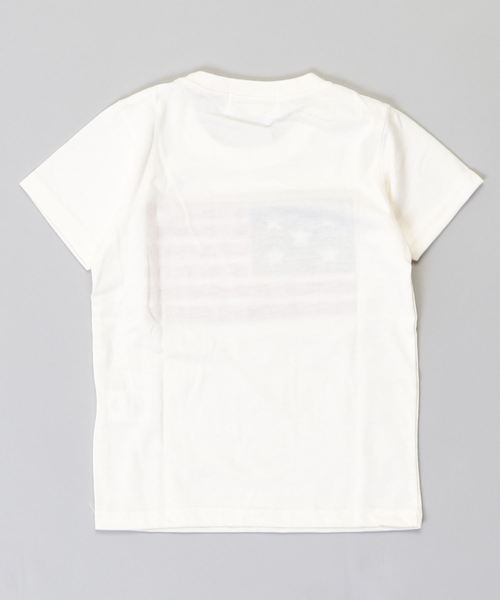 THE CASUAL(カジュアル)の「星条旗サガラ刺繍半袖Tシャツ キッズ(Tシャツ/カットソー・キッズ・杢グレー/オフホワイト/ネイビー・150cm/110cm/130cm/160cm/120cm/140cm)」の4枚目の写真