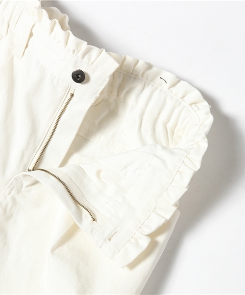 WEGO（ウィゴー）の「WEGO/ウエストフリルショートパンツ（チノパンツ・レディース・ホワイト・MEDIUM）」の8枚目の写真