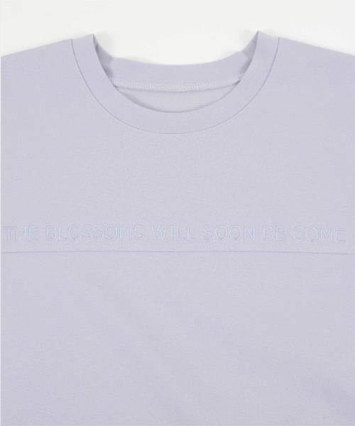 titivate（ティティベイト）の「ﾛｺﾞ刺繍ﾎﾟﾝﾁｶｯﾄｿｰﾌﾟﾙｵｰﾊﾞｰ（Tシャツ/カットソー・レディース・オフホワイト/ブラック/ベージュ/ラベンダー・S/M）」の13枚目の写真