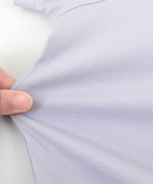 titivate（ティティベイト）の「ﾛｺﾞ刺繍ﾎﾟﾝﾁｶｯﾄｿｰﾌﾟﾙｵｰﾊﾞｰ（Tシャツ/カットソー・レディース・オフホワイト/ブラック/ベージュ/ラベンダー・S/M）」の8枚目の写真